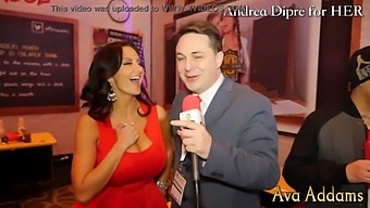Ava Addams Fondles Her Breasts For Andrea Diprè In Erotic Play