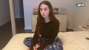 Beautiful Big Tits Homemade Brunette Gets Creampie Before Class