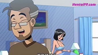Stepson Gets Help From Busty Mommy To Climax In This Cartoon.